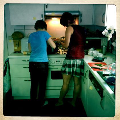 Helje und Irene kochen