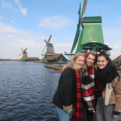 Die typischen niederländischen Windmühlen