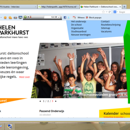 So sieht das auf der Website aus, wenn man sich in die verschiedenen Portale einloggen will.