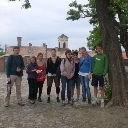 Visegrád ist eine berühmte ungarische Stadt mit Burg. Zusammen machten wir alle einen Ausflug dorthin!