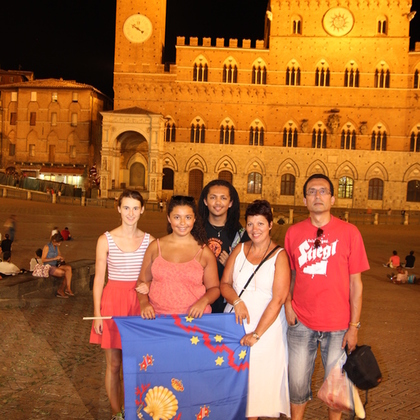 Wir in Siena bei unserem Italien Urlaub